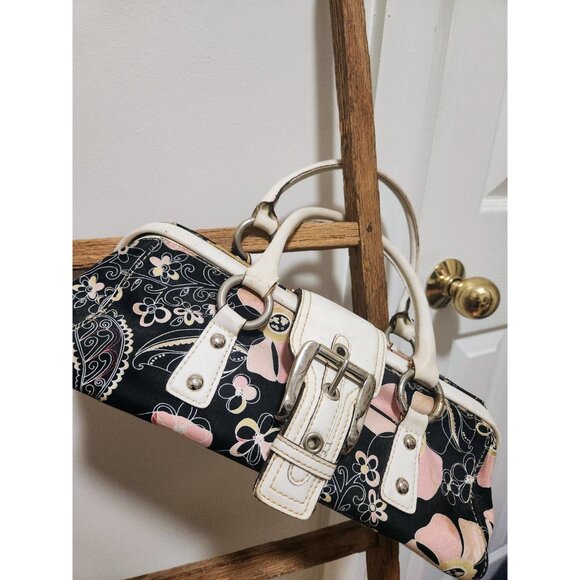 Nine West Vintage Floral Purse Colourful pink Flowers - Picture 5 of 10